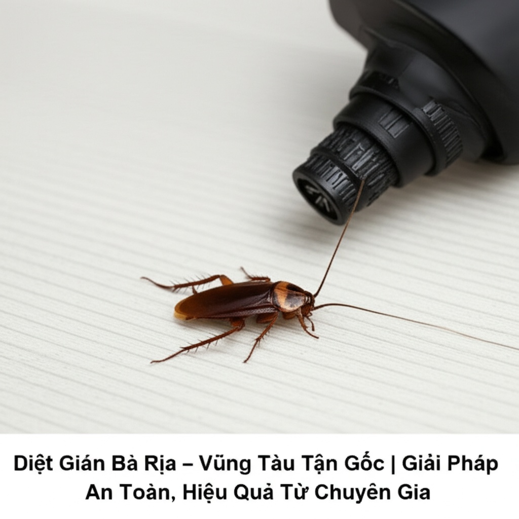 Hình minh họa cho bài viết: Diệt Gián Bà Rịa – Vũng Tàu Tận Gốc | Giải Pháp An Toàn, Hiệu Quả Từ Chuyên Gia