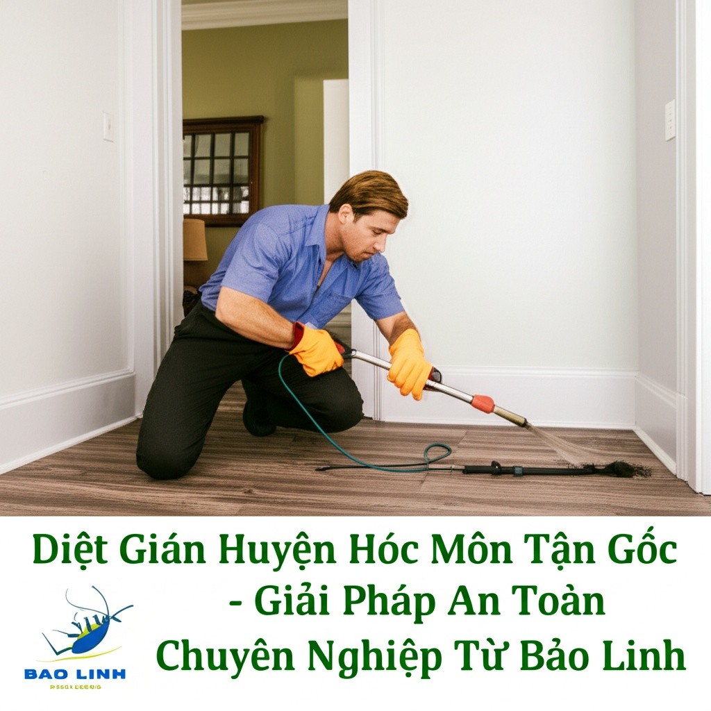 Hình minh họa cho bài viết: Diệt Gián Huyện Hóc Môn Tận Gốc - Giải Pháp An Toàn, Chuyên Nghiệp Từ Bảo Linh