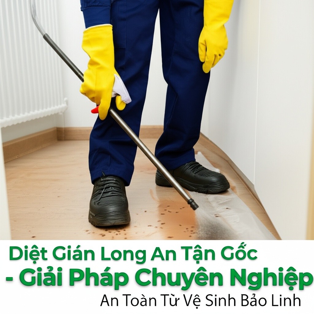Hình minh họa cho bài viết: Diệt Gián Long An Tận Gốc - Giải Pháp Chuyên Nghiệp, An Toàn Từ Vệ Sinh Bảo Linh