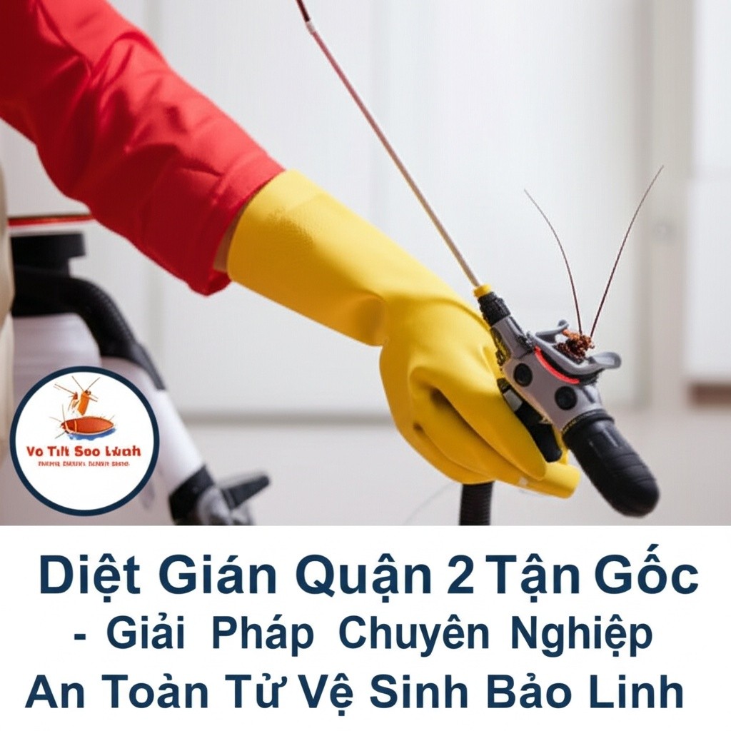 Hình minh họa cho bài viết: Diệt Gián Quận 2 Tận Gốc - Giải Pháp Chuyên Nghiệp, An Toàn Từ Vệ Sinh Bảo Linh