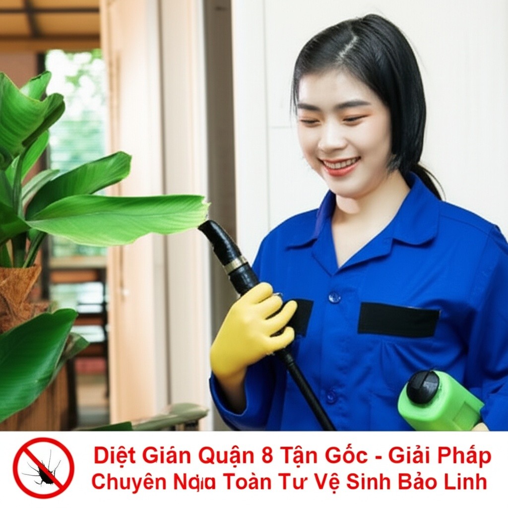 Hình minh họa cho bài viết: Diệt Gián Quận 8 Tận Gốc - Giải Pháp Chuyên Nghiệp, An Toàn Từ Vệ Sinh Bảo Linh