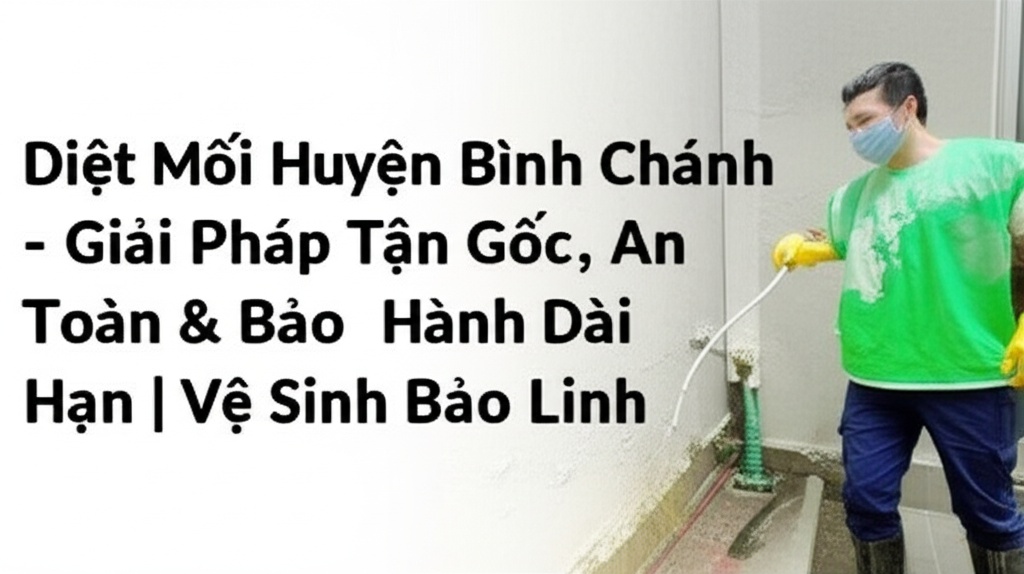 Hình minh họa cho bài viết: Diệt Mối Huyện Bình Chánh - Giải Pháp Tận Gốc, An Toàn & Bảo Hành Dài Hạn | Vệ Sinh Bảo Linh