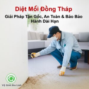 Diệt Mối Đồng Tháp: Giải Pháp Tận Gốc, An Toàn & Bảo Hành Dài Hạn | Vệ Sinh Bảo Linh