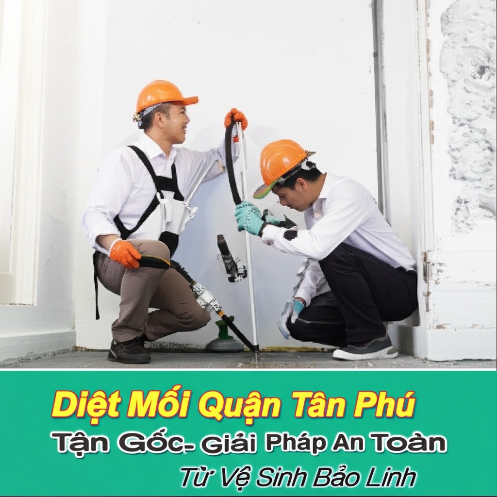 Hình minh họa cho bài viết: Diệt Mối Quận Tân Phú Tận Gốc - Giải Pháp An Toàn, Hiệu Quả Từ Vệ Sinh Bảo Linh