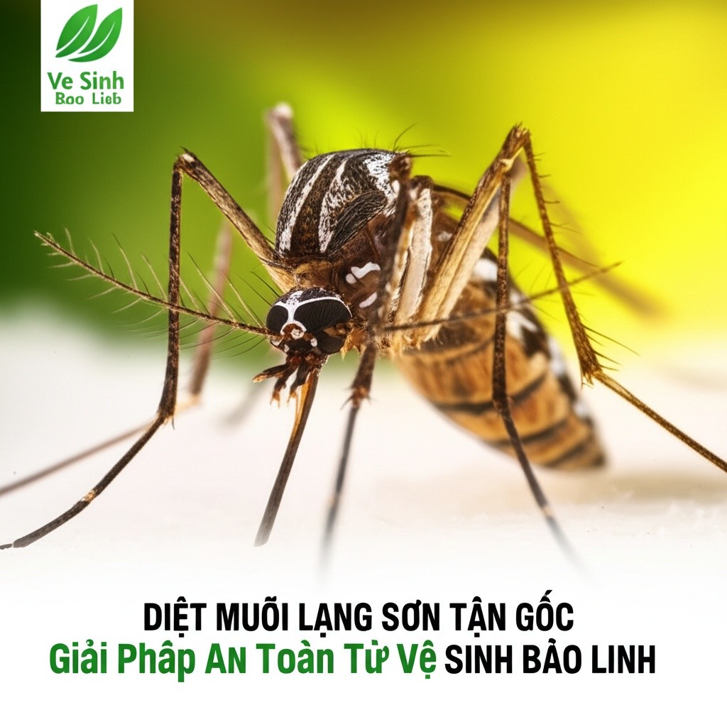 Hình minh họa cho bài viết: Diệt Muỗi Lạng Sơn Tận Gốc: Giải Pháp An Toàn, Chuyên Nghiệp Từ Vệ Sinh Bảo Linh