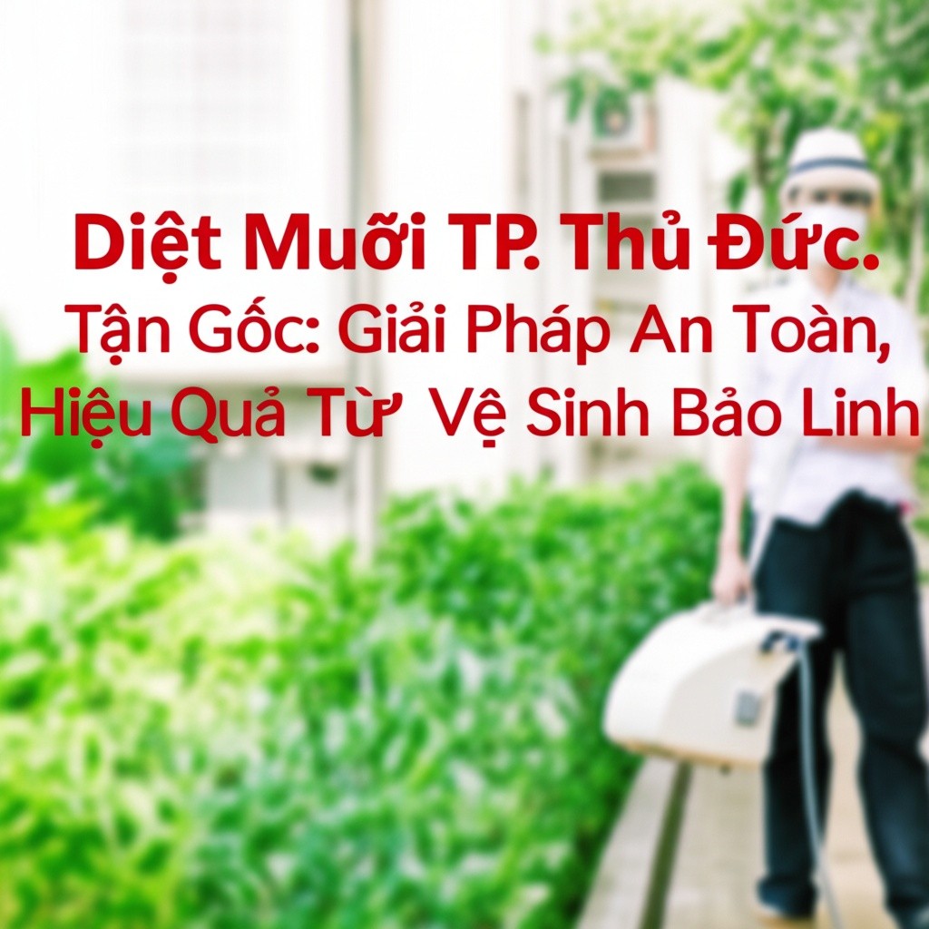 Hình minh họa cho bài viết: Diệt Muỗi TP. Thủ Đức Tận Gốc: Giải Pháp An Toàn, Hiệu Quả Từ Vệ Sinh Bảo Linh
