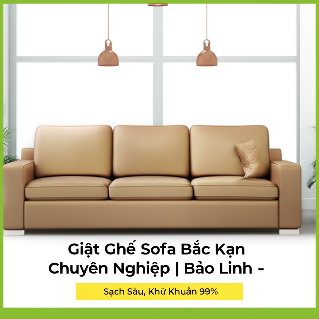 Hình minh họa cho bài viết: Giặt Ghế Sofa Bắc Kạn Chuyên Nghiệp | Bảo Linh - Sạch Sâu, Khử Khuẩn 99%