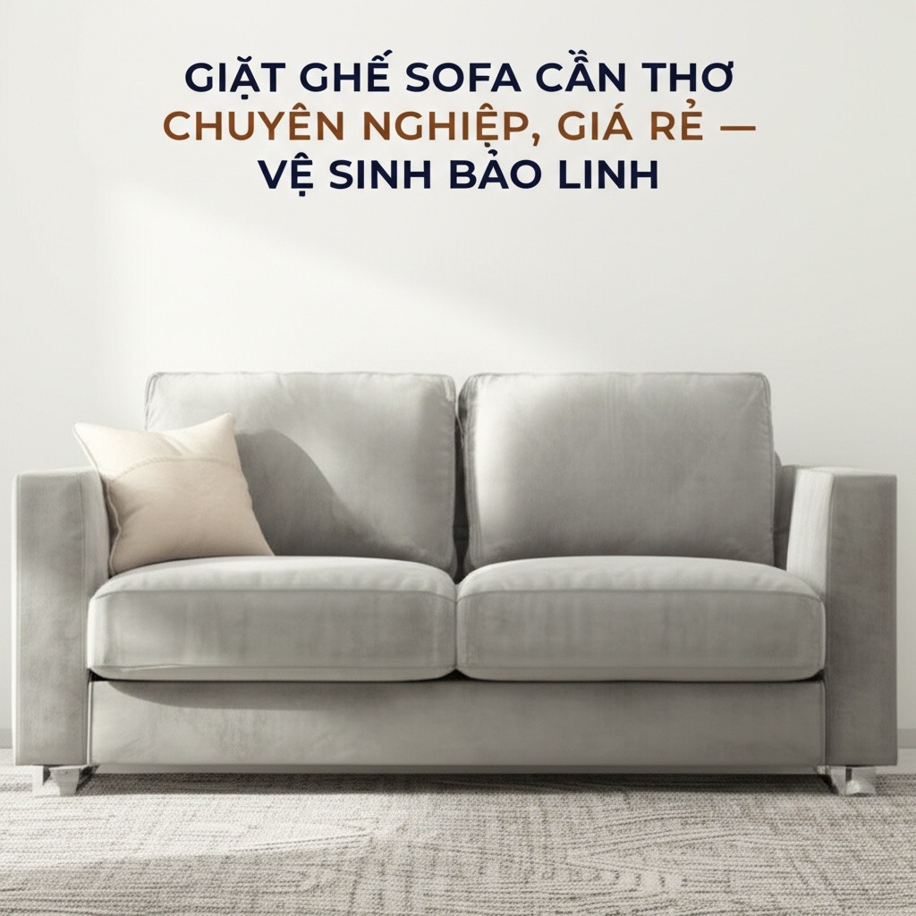 Hình minh họa cho bài viết: Giặt Ghế Sofa Cần Thơ Chuyên Nghiệp, Giá Rẻ - Vệ Sinh Bảo Linh
