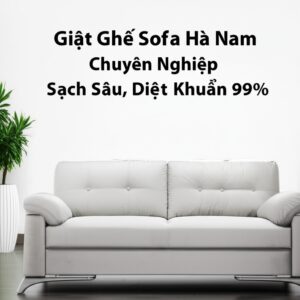 Giặt Ghế Sofa Hà Nam Chuyên Nghiệp, Sạch Sâu, Diệt Khuẩn 99%