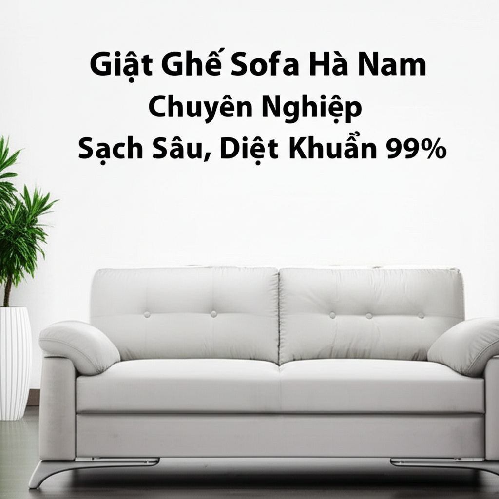 Hình minh họa cho bài viết: Giặt Ghế Sofa Hà Nam Chuyên Nghiệp, Sạch Sâu, Diệt Khuẩn 99%