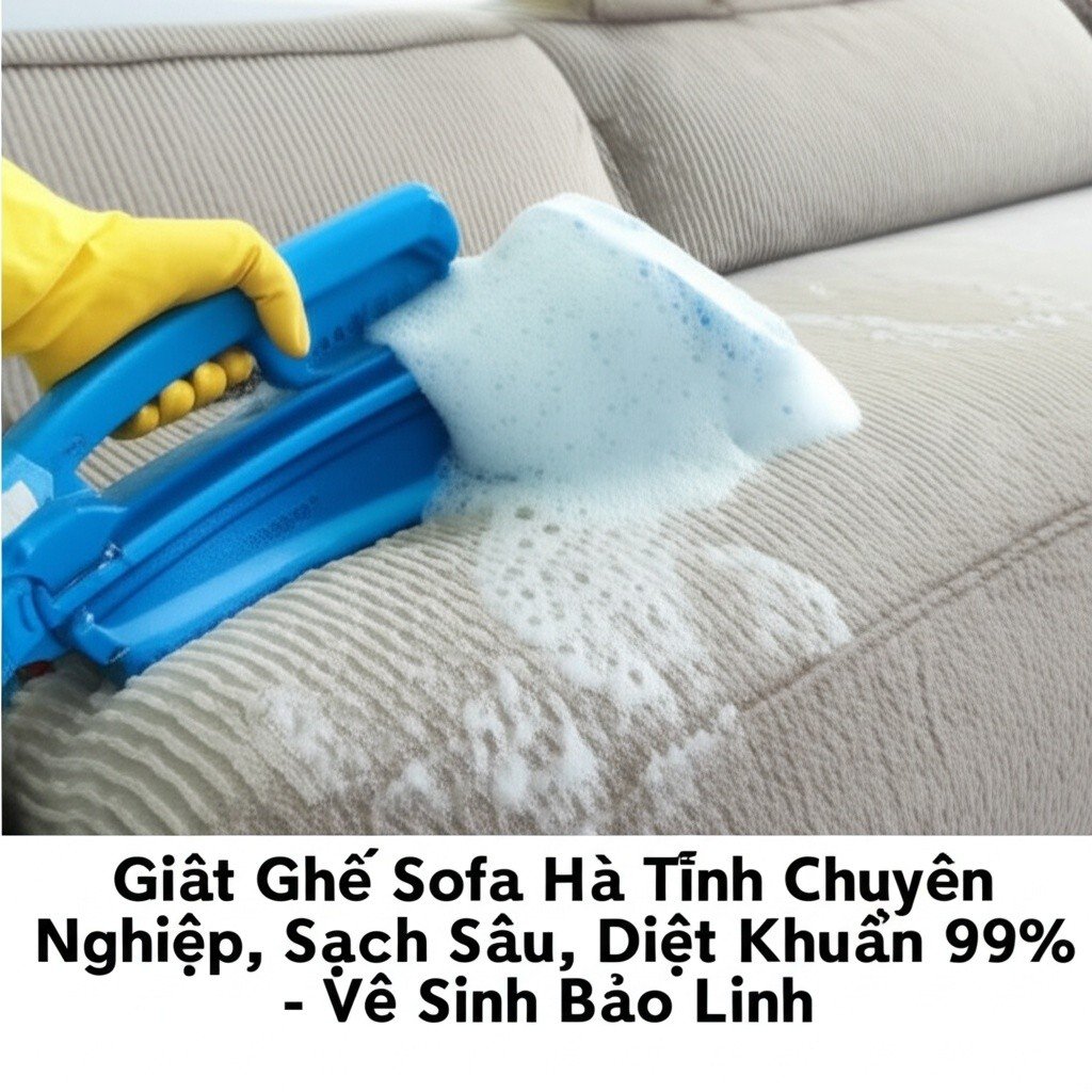 Hình minh họa cho bài viết: Giặt Ghế Sofa Hà Tĩnh Chuyên Nghiệp, Sạch Sâu, Diệt Khuẩn 99% - Vệ Sinh Bảo Linh