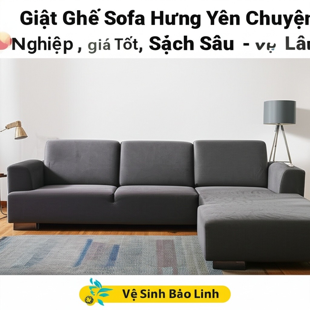 Hình minh họa cho bài viết: Giặt Ghế Sofa Hưng Yên Chuyên Nghiệp, Giá Tốt, Sạch Sâu - Vệ Sinh Bảo Linh
