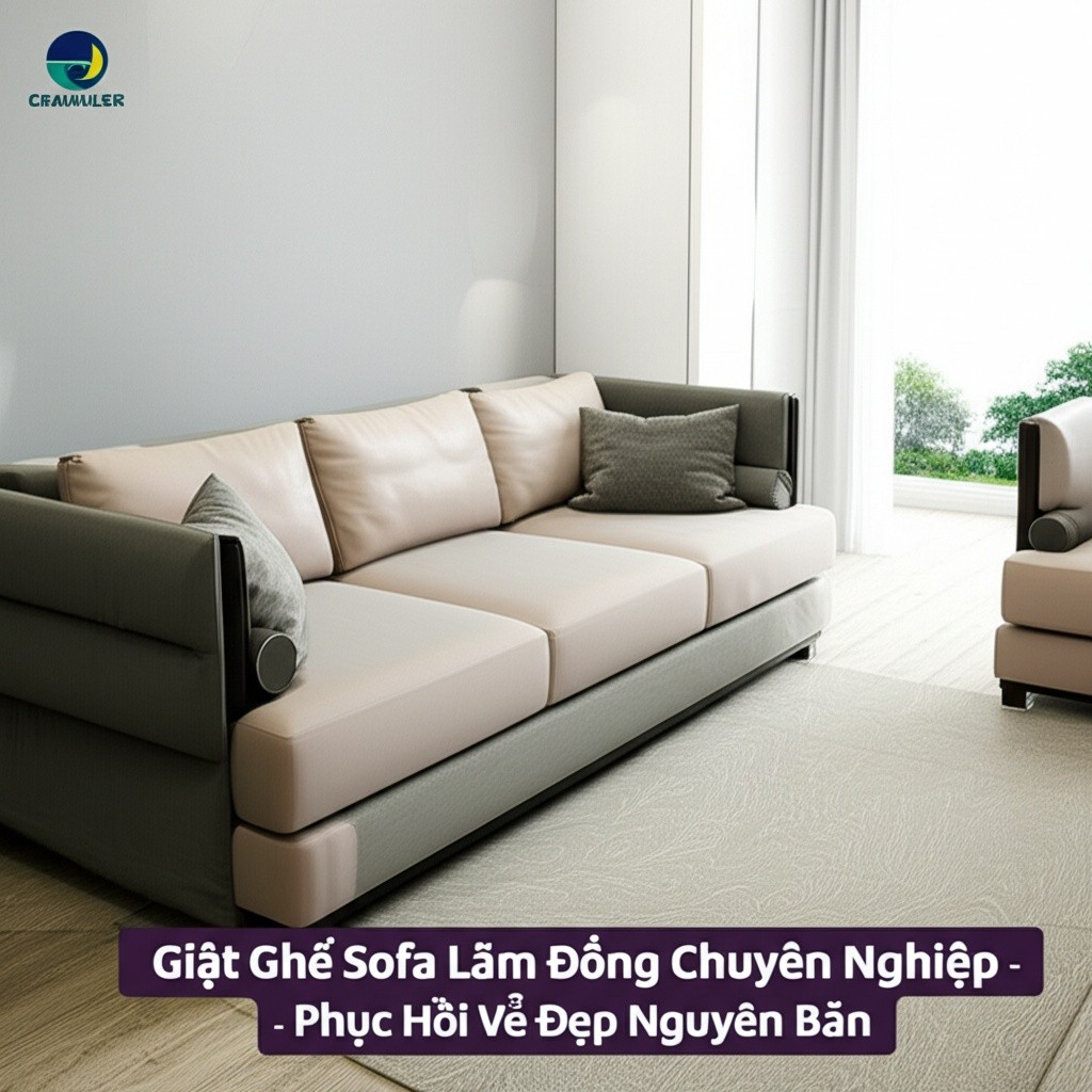 Hình minh họa cho bài viết: Giặt Ghế Sofa Lâm Đồng Chuyên Nghiệp - Phục Hồi Vẻ Đẹp Nguyên Bản