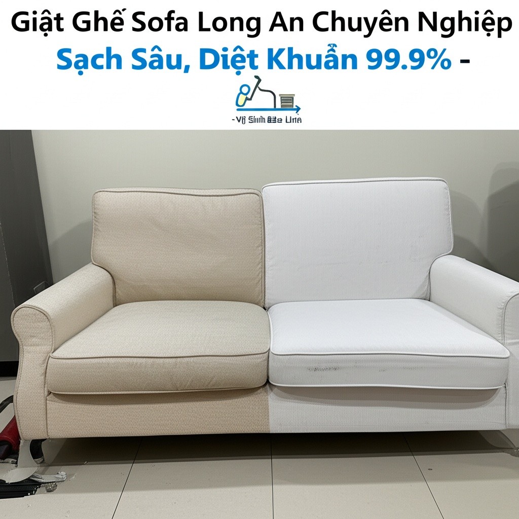 Hình minh họa cho bài viết: Giặt Ghế Sofa Long An Chuyên Nghiệp, Sạch Sâu, Diệt Khuẩn 99.9% - Vệ Sinh Bảo Linh