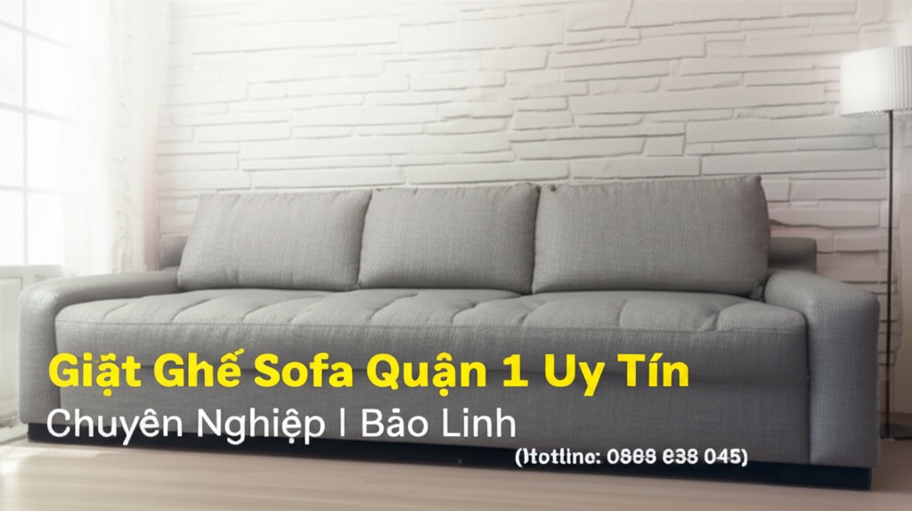 Hình minh họa cho bài viết: Giặt Ghế Sofa Quận 1 Uy Tín, Chuyên Nghiệp | Bảo Linh (Hotline: 0868 638 045)