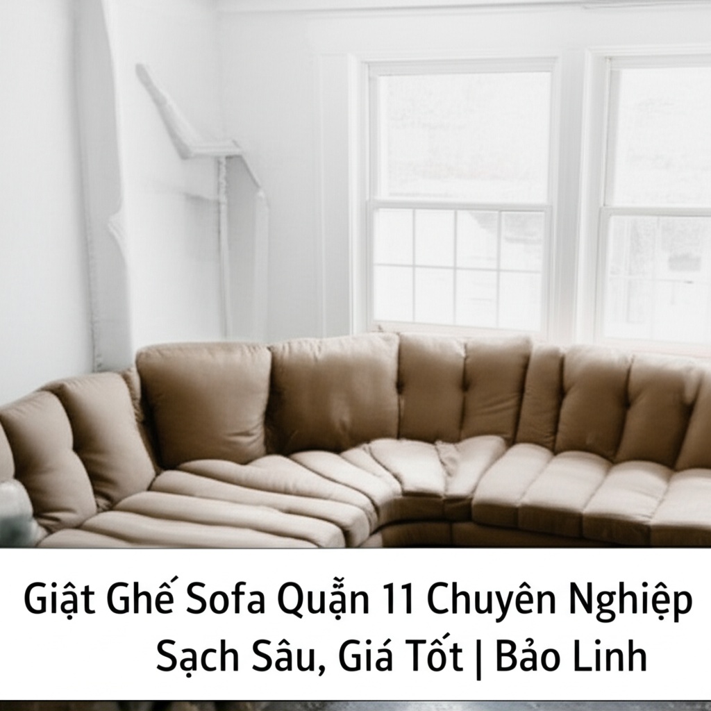 Hình minh họa cho bài viết: Giặt Ghế Sofa Quận 11 Chuyên Nghiệp, Sạch Sâu, Giá Tốt | Bảo Linh