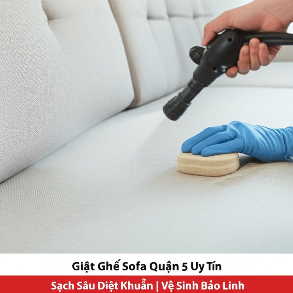 Hình minh họa cho bài viết: Giặt Ghế Sofa Quận 5 Uy Tín, Sạch Sâu Diệt Khuẩn | Vệ Sinh Bảo Linh