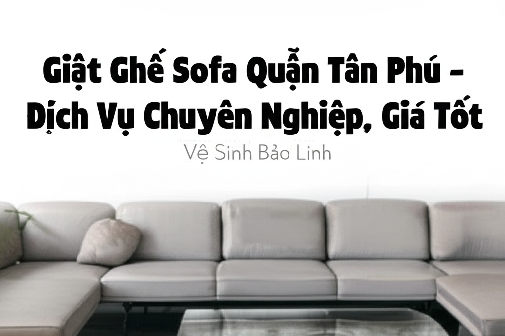 Hình minh họa cho bài viết: Giặt Ghế Sofa Quận Tân Phú - Dịch Vụ Chuyên Nghiệp, Giá Tốt | Vệ Sinh Bảo Linh