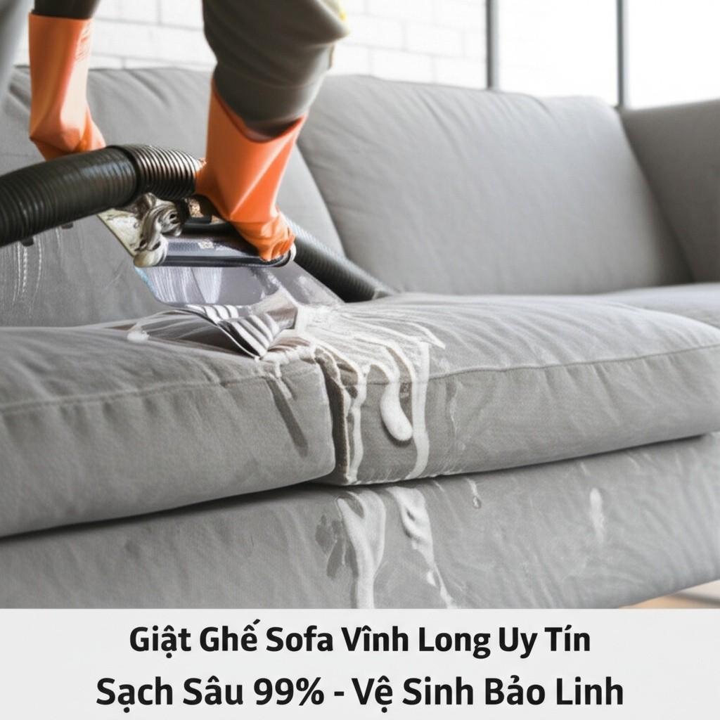 Hình minh họa cho bài viết: Giặt Ghế Sofa Vĩnh Long Uy Tín, Sạch Sâu 99% - Vệ Sinh Bảo Linh