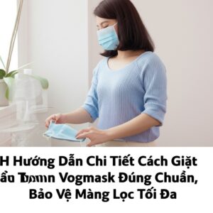 Hướng Dẫn Chi Tiết Cách Giặt Khẩu Trang Vogmask Đúng Chuẩn, Bảo Vệ Màng Lọc Tối Đa