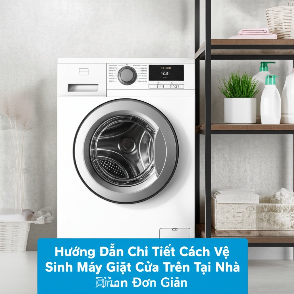 Hình minh họa cho bài viết: Hướng Dẫn Chi Tiết Cách Vệ Sinh Máy Giặt Cửa Trên Tại Nhà Đơn Giản, Hiệu Quả