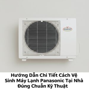 Hướng Dẫn Chi Tiết Cách Vệ Sinh Máy Lạnh Panasonic Tại Nhà Đúng Chuẩn Kỹ Thuật