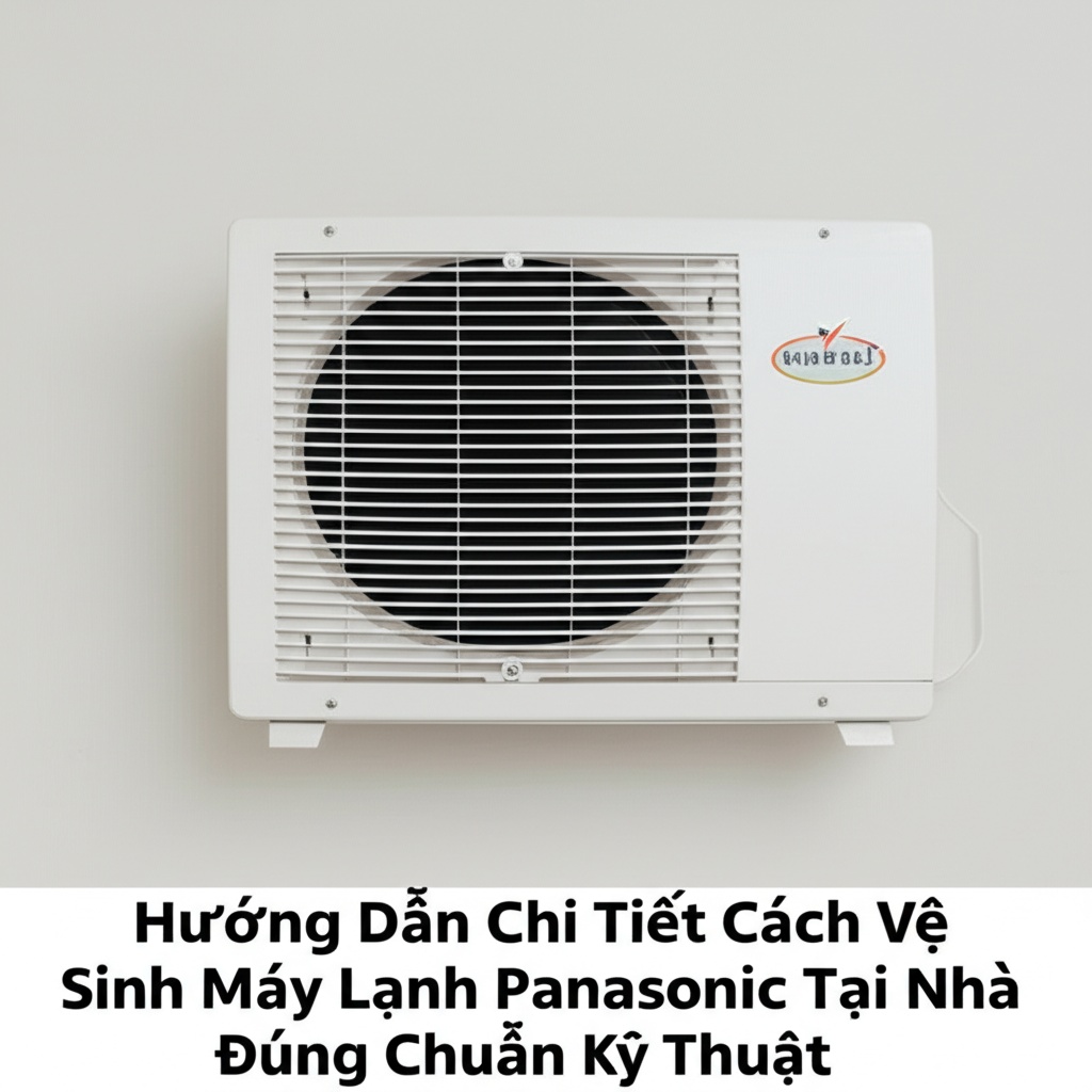 Hình minh họa cho bài viết: Hướng Dẫn Chi Tiết Cách Vệ Sinh Máy Lạnh Panasonic Tại Nhà Đúng Chuẩn Kỹ Thuật