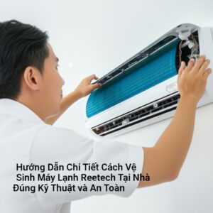 Hướng Dẫn Chi Tiết Cách Vệ Sinh Máy Lạnh Reetech Tại Nhà Đúng Kỹ Thuật và An Toàn