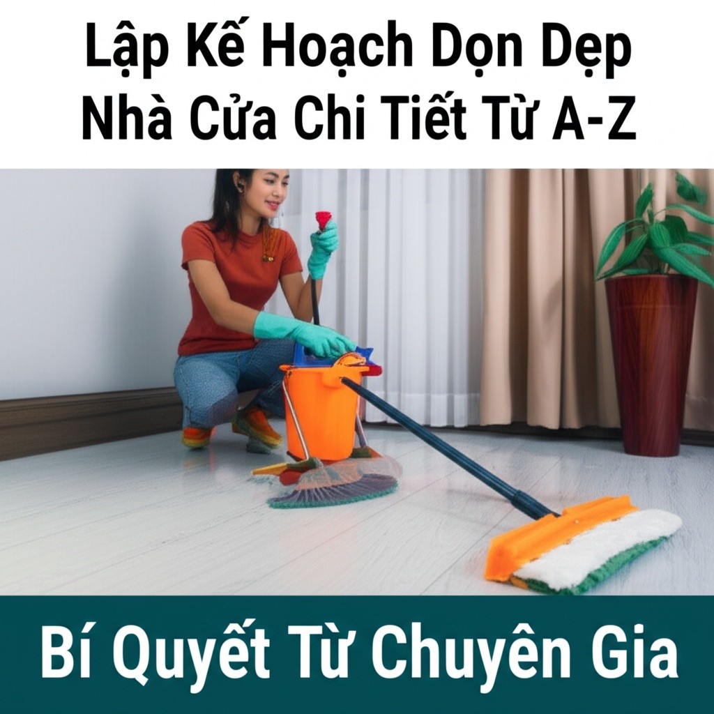 Hình minh họa cho bài viết: Lập Kế Hoạch Dọn Dẹp Nhà Cửa Chi Tiết Từ A-Z: Bí Quyết Từ Chuyên Gia
