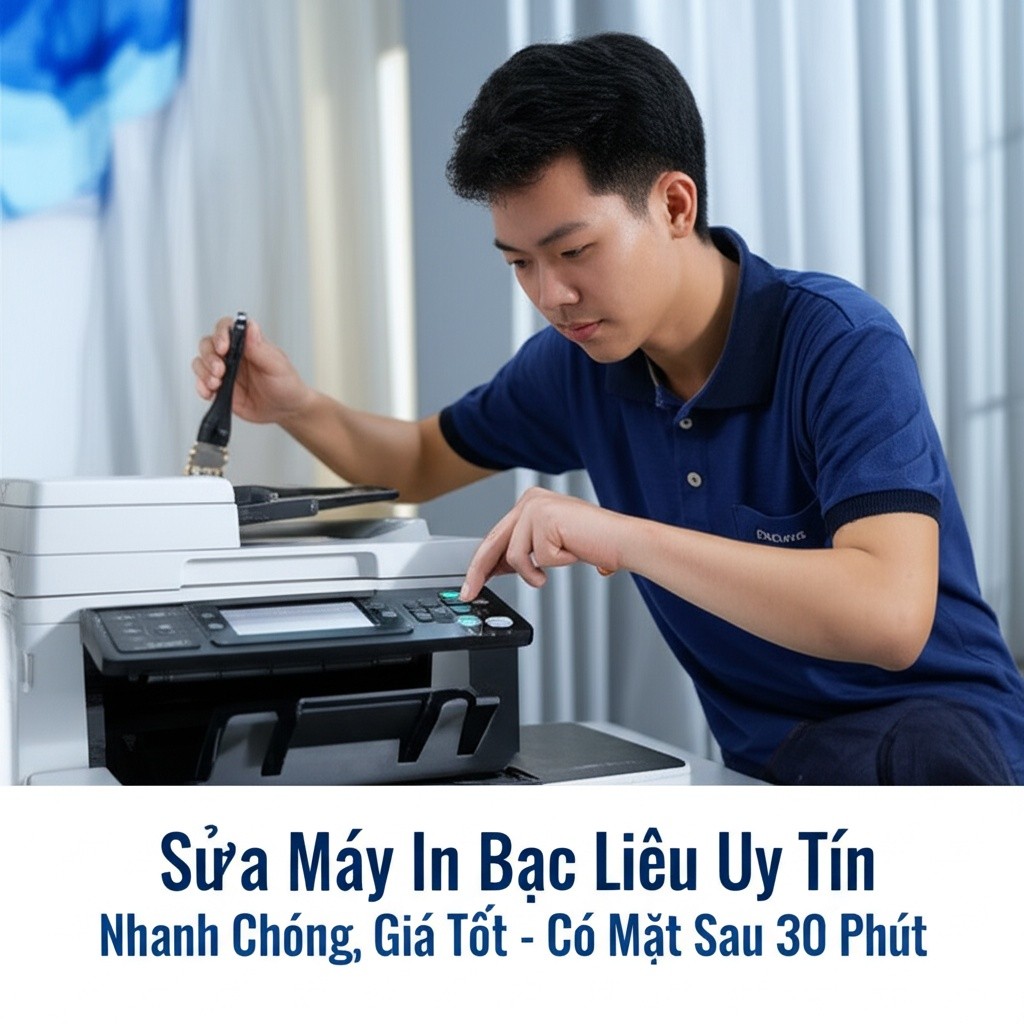 Hình minh họa cho bài viết: Sửa Máy In Bạc Liêu Uy Tín, Nhanh Chóng, Giá Tốt - Có Mặt Sau 30 Phút