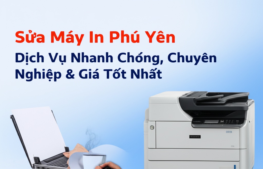 Hình minh họa cho bài viết: Sửa Máy In Phú Yên: Dịch Vụ Nhanh Chóng, Chuyên Nghiệp & Giá Tốt Nhất