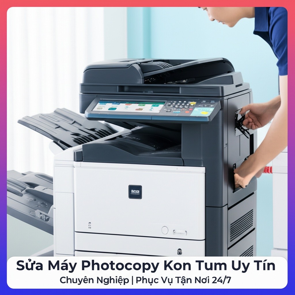 Hình minh họa cho bài viết: Sửa Máy Photocopy Kon Tum Uy Tín, Chuyên Nghiệp | Phục Vụ Tận Nơi 24/7