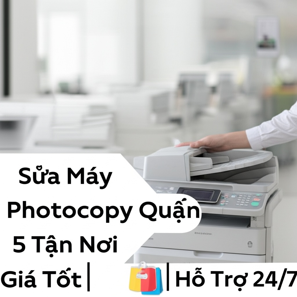 Hình minh họa cho bài viết: Sửa Máy Photocopy Quận 5 Tận Nơi, Giá Tốt | Hỗ Trợ 24/7