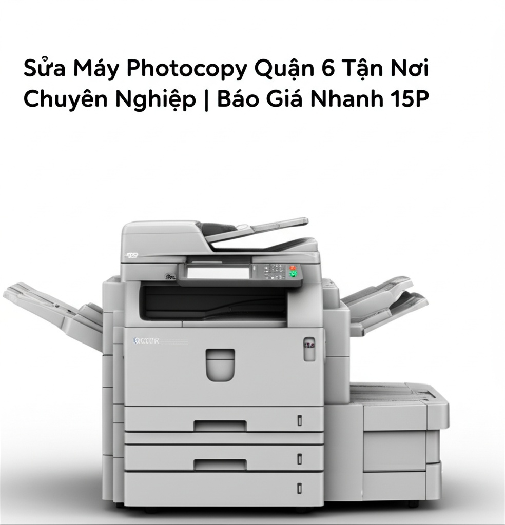 Hình minh họa cho bài viết: Sửa Máy Photocopy Quận 6 Tận Nơi, Chuyên Nghiệp | Báo Giá Nhanh 15P