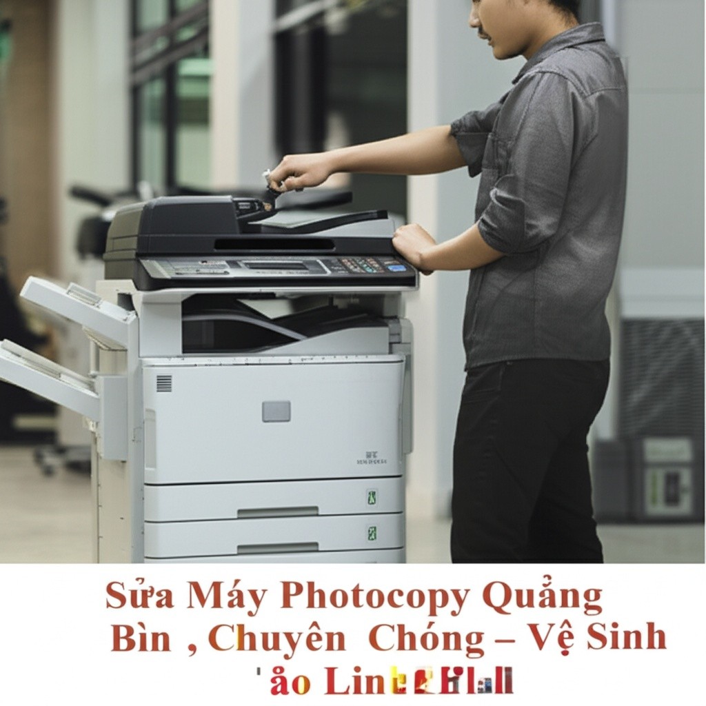 Hình minh họa cho bài viết: Sửa Máy Photocopy Quảng Bình Chuyên Nghiệp, Nhanh Chóng - Vệ Sinh Bảo Linh