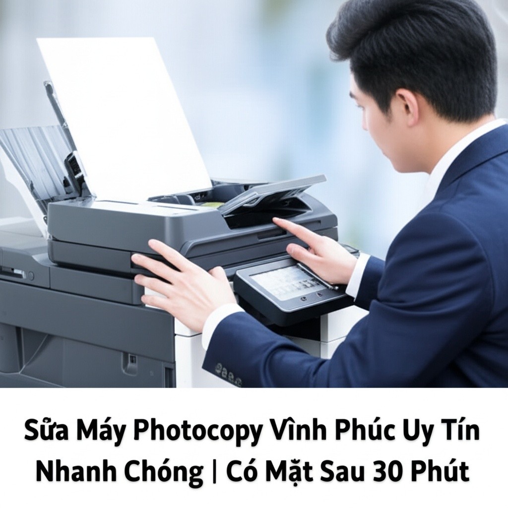 Hình minh họa cho bài viết: Sửa Máy Photocopy Vĩnh Phúc Uy Tín, Nhanh Chóng | Có Mặt Sau 30 Phút