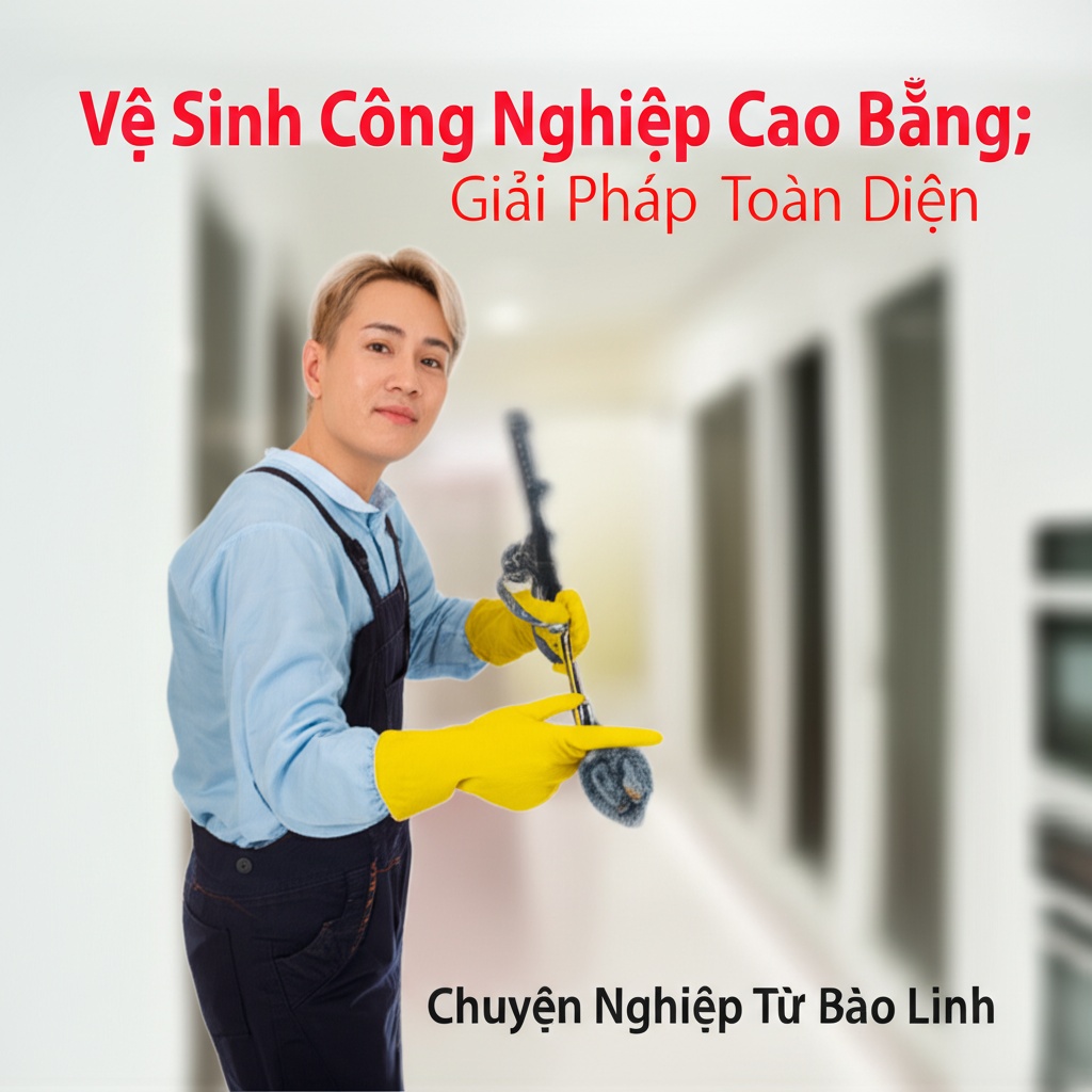 Hình minh họa cho bài viết: Vệ Sinh Công Nghiệp Cao Bằng: Giải Pháp Toàn Diện, Chuyên Nghiệp Từ Bảo Linh