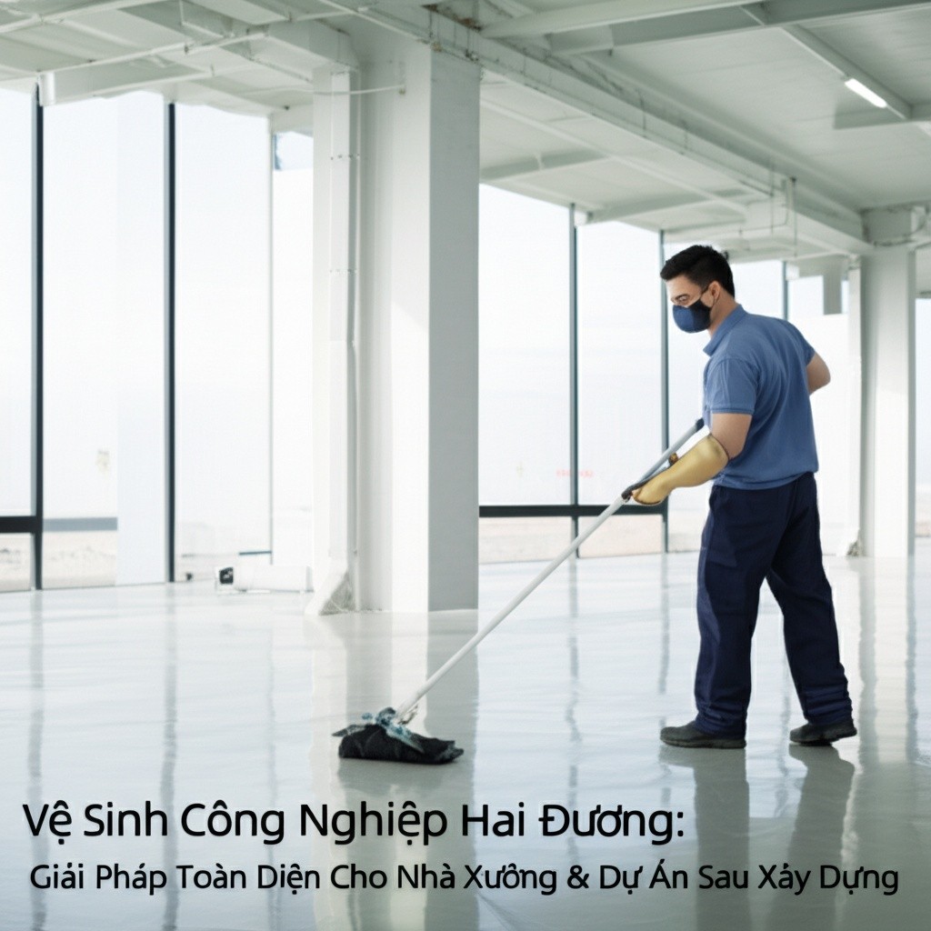 Hình minh họa cho bài viết: Vệ Sinh Công Nghiệp Hải Dương: Giải Pháp Toàn Diện Cho Nhà Xưởng & Dự Án Sau Xây Dựng