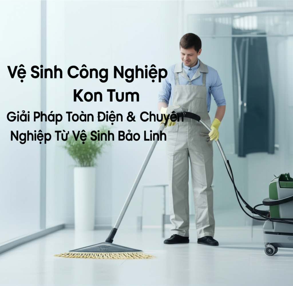Hình minh họa cho bài viết: Vệ Sinh Công Nghiệp Kon Tum: Giải Pháp Toàn Diện & Chuyên Nghiệp Từ Vệ Sinh Bảo Linh