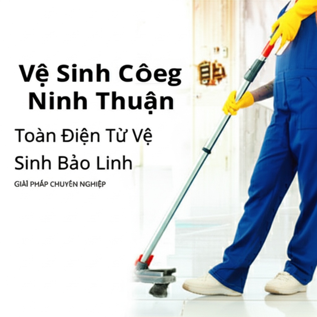 Hình minh họa cho bài viết: Vệ Sinh Công Nghiệp Ninh Thuận: Giải Pháp Chuyên Nghiệp, Toàn Diện Từ Vệ Sinh Bảo Linh