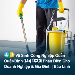 Vệ Sinh Công Nghiệp Quận Bình Thạnh: Giải Pháp Toàn Diện Cho Doanh Nghiệp & Gia Đình | Bảo Linh