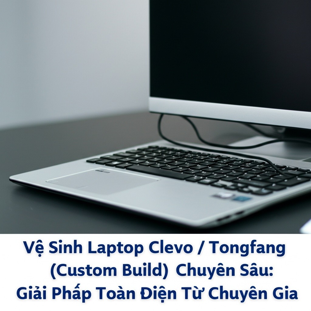 Hình minh họa cho bài viết: Vệ Sinh Laptop Clevo / Tongfang (Custom Build) Chuyên Sâu: Giải Pháp Toàn Diện Từ Chuyên Gia