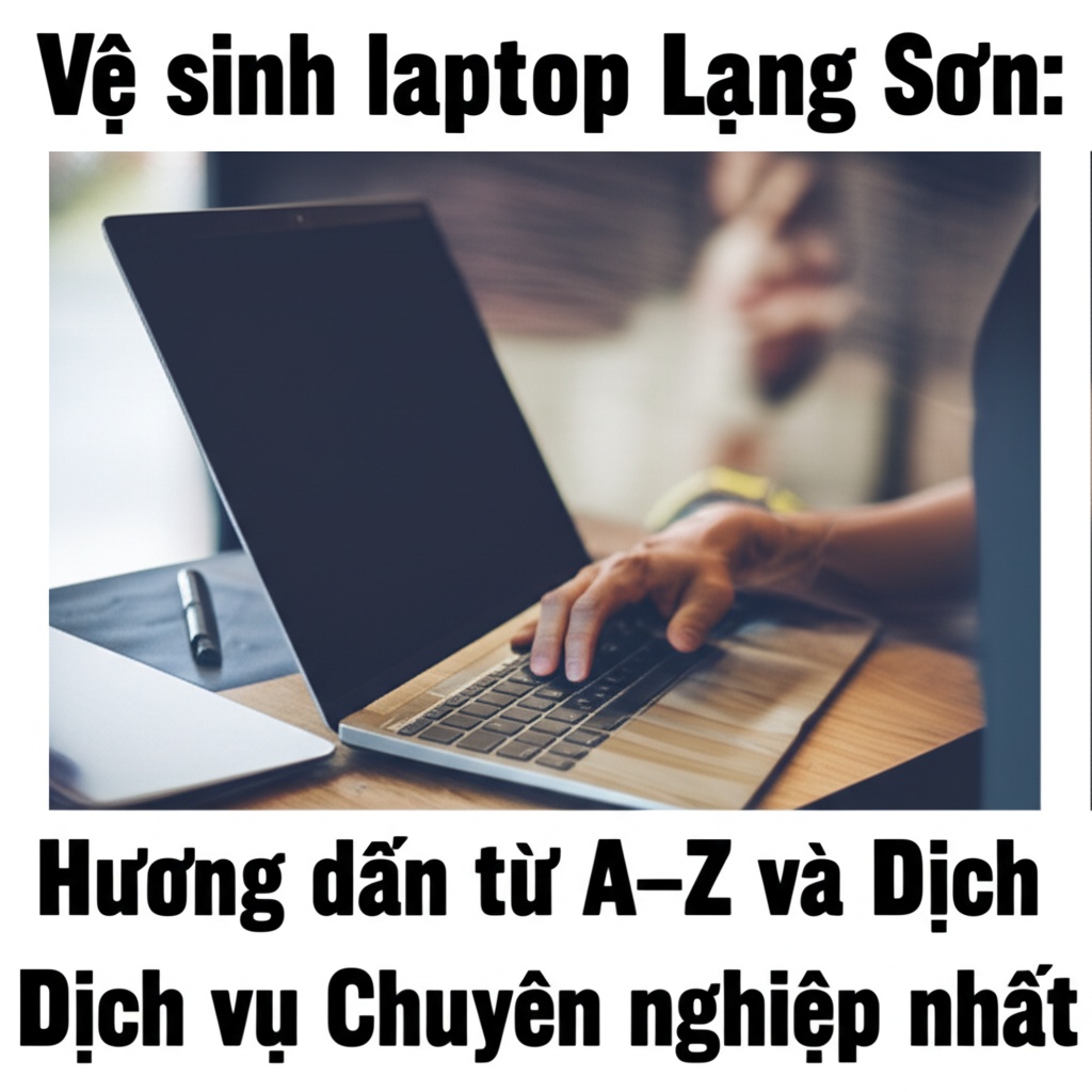 Hình minh họa cho bài viết: Vệ sinh laptop Lạng Sơn: Hướng dẫn từ A-Z và Dịch vụ Chuyên nghiệp nhất