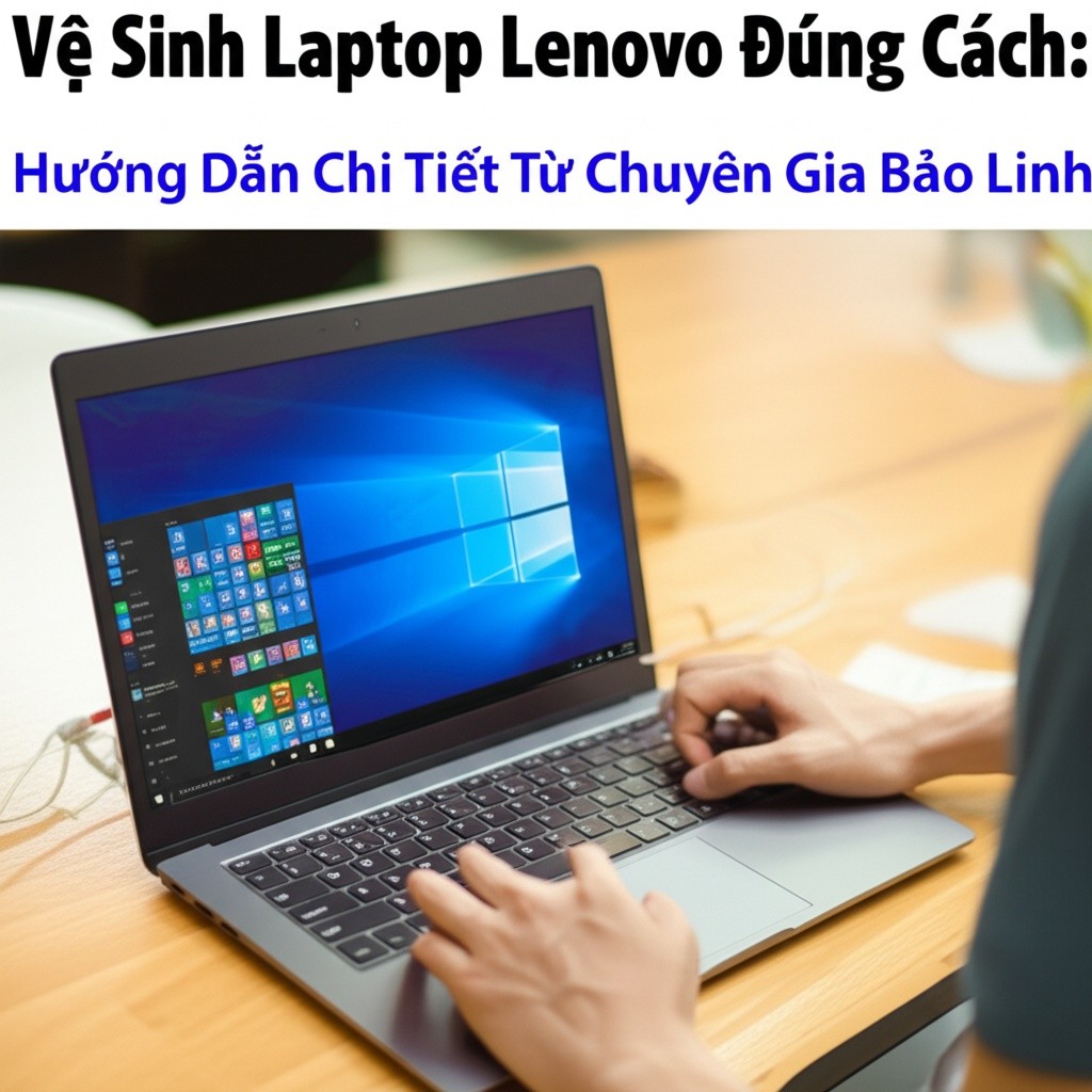 Hình minh họa cho bài viết: Vệ Sinh Laptop Lenovo Đúng Cách: Hướng Dẫn Chi Tiết Từ Chuyên Gia Bảo Linh