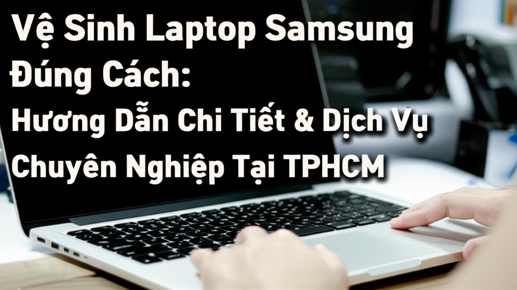 Hình minh họa cho bài viết: Vệ Sinh Laptop Samsung Đúng Cách: Hướng Dẫn Chi Tiết & Dịch Vụ Chuyên Nghiệp Tại TPHCM