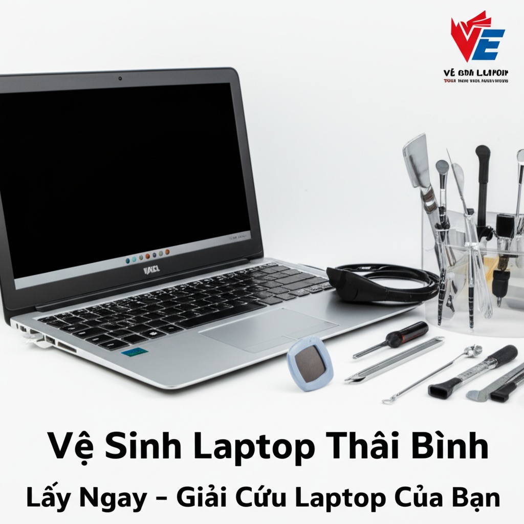 Hình minh họa cho bài viết: Vệ Sinh Laptop Thái Bình Chuyên Nghiệp, Lấy Ngay - Giải Cứu Laptop Của Bạn