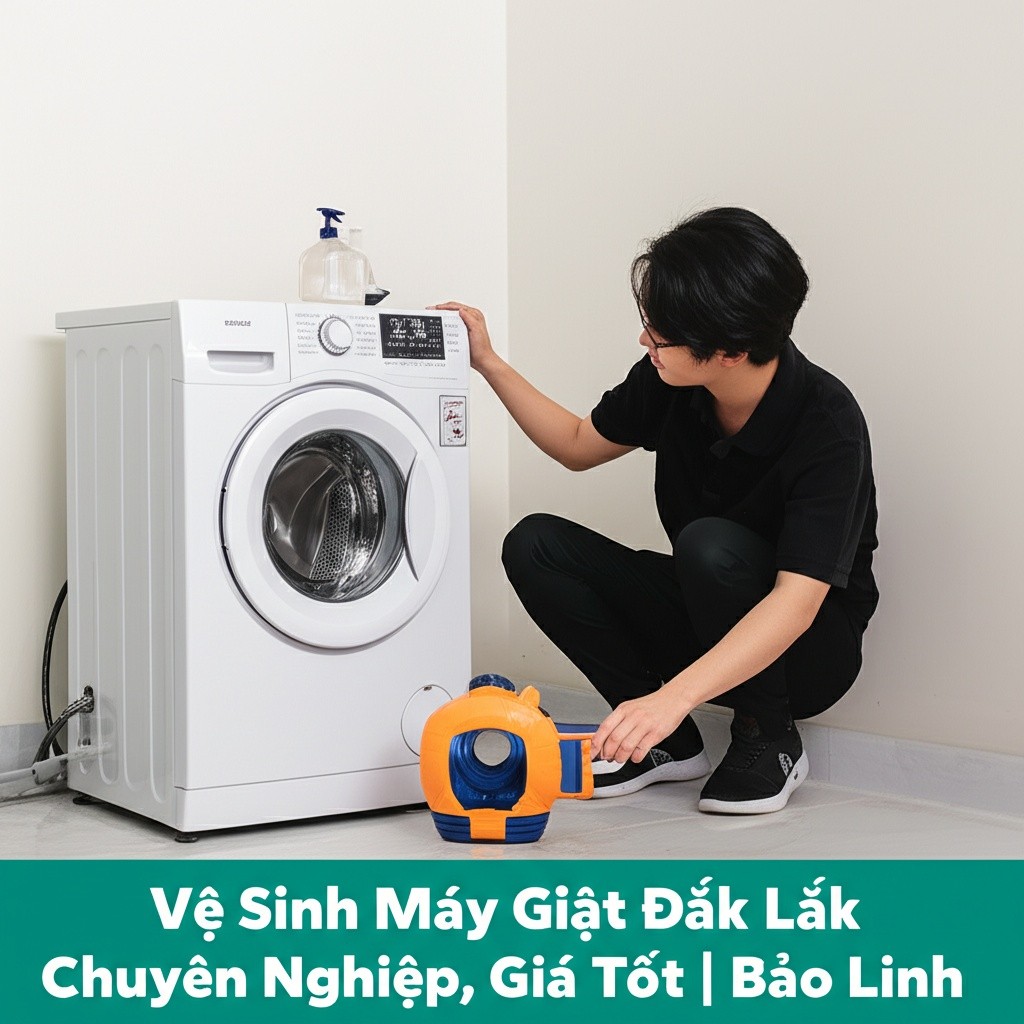 Hình minh họa cho bài viết: Vệ Sinh Máy Giặt Đắk Lắk Chuyên Nghiệp, Giá Tốt | Bảo Linh