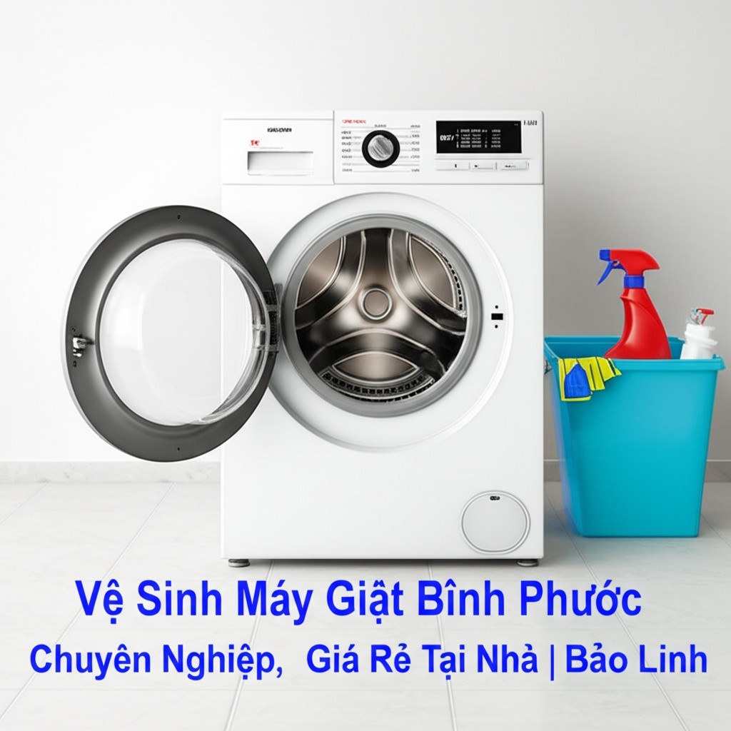 Hình minh họa cho bài viết: Vệ Sinh Máy Giặt Bình Phước Chuyên Nghiệp, Giá Rẻ Tại Nhà | Bảo Linh