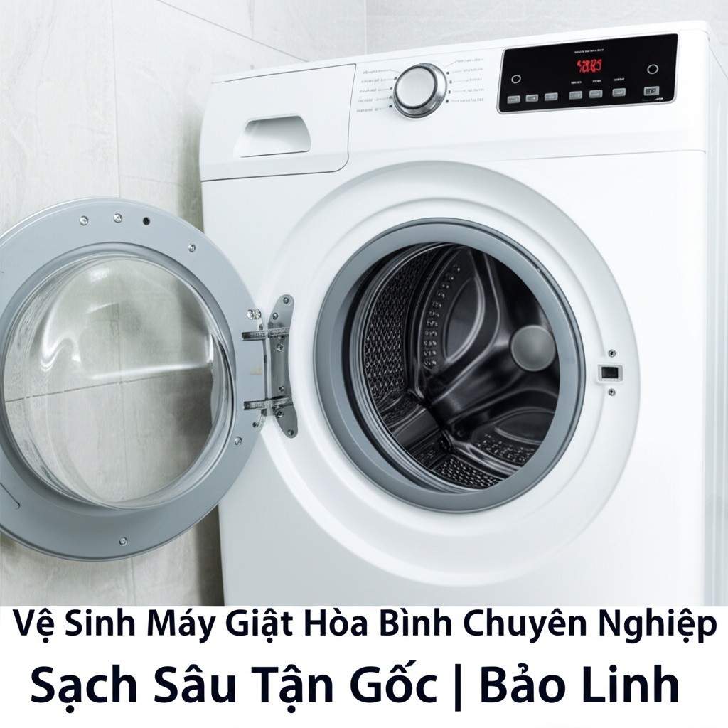 Hình minh họa cho bài viết: Vệ Sinh Máy Giặt Hòa Bình Chuyên Nghiệp, Sạch Sâu Tận Gốc | Bảo Linh