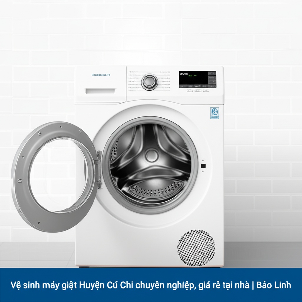 Hình minh họa cho bài viết: Vệ sinh máy giặt Huyện Củ Chi chuyên nghiệp, giá rẻ tại nhà | Bảo Linh